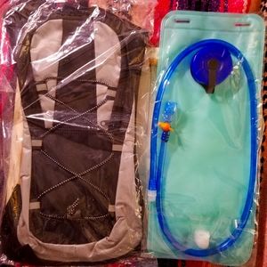 Hydration backpack with 2L water container